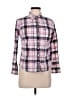 Jack Wills 100% Cotton Plaid Pink Long Sleeve Button-Down Shirt Size 6 - photo 1
