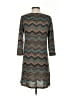 Connected Apparel Chevron-herringbone Teal Casual Dress Size S - photo 2