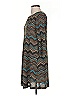 Connected Apparel Chevron-herringbone Teal Casual Dress Size S - photo 5