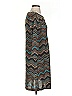 Connected Apparel Chevron-herringbone Teal Casual Dress Size S - photo 4
