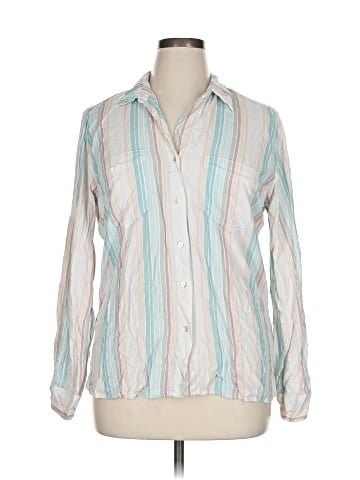 Heroes & Dreamers Long Sleeve Button-Down Shirt (view 1)
