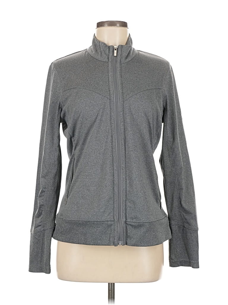 Pre-owned Cutter & Buck Track Jacket In Gray