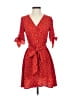 Shein 100% Polyester Red Casual Dress Size XS - photo 1