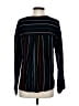 Rails 100% Rayon Stripes Black Long Sleeve Blouse Size XS - photo 2