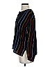Rails 100% Rayon Stripes Black Long Sleeve Blouse Size XS - photo 5
