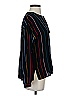 Rails 100% Rayon Stripes Black Long Sleeve Blouse Size XS - photo 4