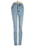 Zara Hearts Blue Jeans Size 0 - photo 1