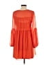 Erin Fetherston 100% Polyester Solid Orange Casual Dress Size 0 - photo 2