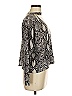 Olivaceous Animal Print Silver Cardigan Size M - photo 4