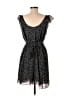 Unbranded Floral Black Casual Dress Size 8 - photo 2