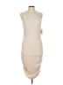 Unbranded Solid Tan Cocktail Dress Size L - photo 1