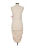 Unbranded Solid Tan Cocktail Dress Size L - photo 2