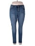 Tahari Hearts Blue Jeans Size 18 - photo 1