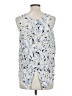 Fun2Fun 100% Rayon Blue Sleeveless Blouse Size L - photo 2