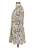 JOA 100% Polyester Animal Print Ivory Casual Dress Size S - photo 5
