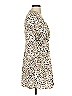 JOA 100% Polyester Animal Print Ivory Casual Dress Size S - photo 4