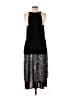 TOV 100% Polyester Black Silver Casual Dress Size EU 38 / US 8 - photo 2