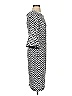 Gabby Skye Chevron-herringbone Gray Casual Dress Size 4 - photo 4