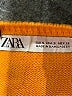 Zara Solid Orange Pullover Sweater Size S - photo 6