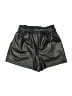 Drew Metallic Black Faux Leather Shorts Size S - photo 2