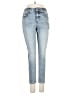 Express Solid Blue Jeans Size 4 - photo 1