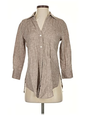 Sara Campbell 3/4 Sleeve Button-Down Shirt (view 1)