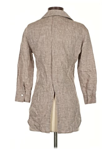 Sara Campbell 3/4 Sleeve Button-Down Shirt (view 2)