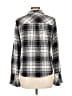 Sanctuary 100% Rayon Plaid Ivory Long Sleeve Blouse Size L - photo 2