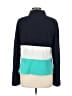 St. John Color Block Teal Track Jacket Size L (estimated) - photo 2