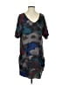 Walter 100% Silk Graphic Gray Casual Dress Size 2 - photo 1