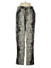 W118 by Walter Baker 100% Polyester Paisley Silver Casual Pants Size XS - photo 1
