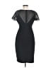 Calvin Klein Chevron-herringbone Black Cocktail Dress Size 6 - photo 2