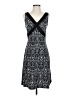 Tahari Damask Black Cocktail Dress Size XS - photo 1