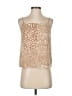 Express 100% Polyester Tan Sleeveless Top Size XS - photo 1