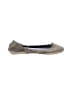 Delman Shoes Metallic Gray Tan Flats Size 8 - photo 1