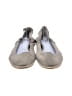 Delman Shoes Metallic Gray Tan Flats Size 8 - photo 2
