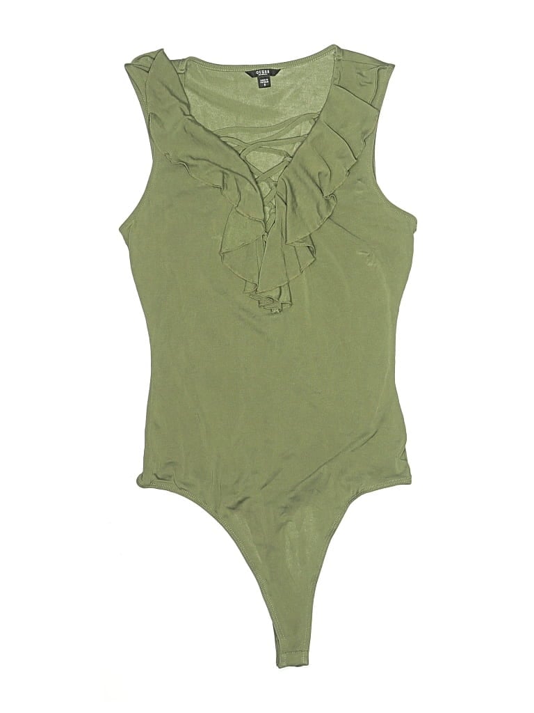 Pre-owned Guess Bodysuit In Green