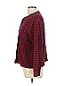 Talbots 100% Polyester Polka Dots Red Jacket Size L - photo 5