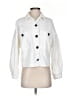 Zara 100% Baumwolle Ivory 3/4 Sleeve Button-Down Shirt Size XS - photo 1
