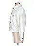 Zara 100% Baumwolle Ivory 3/4 Sleeve Button-Down Shirt Size XS - photo 5