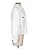 Zara 100% Baumwolle Ivory 3/4 Sleeve Button-Down Shirt Size XS - photo 4