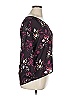 Collective Concepts 100% Polyester Purple 3/4 Sleeve Blouse Size XL - photo 4