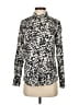 J.Crew Animal Print Ivory Long Sleeve Blouse Size 0 - photo 1