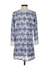 Roberta Roller Rabbit 100% Cotton Aztec Or Tribal Print Blue 3/4 Sleeve Blouse Size XS - photo 2