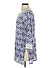 Roberta Roller Rabbit 100% Cotton Aztec Or Tribal Print Blue 3/4 Sleeve Blouse Size XS - photo 5