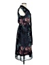 Maeve 100% Polyester Tropical Black Cocktail Dress Size XS - photo 4
