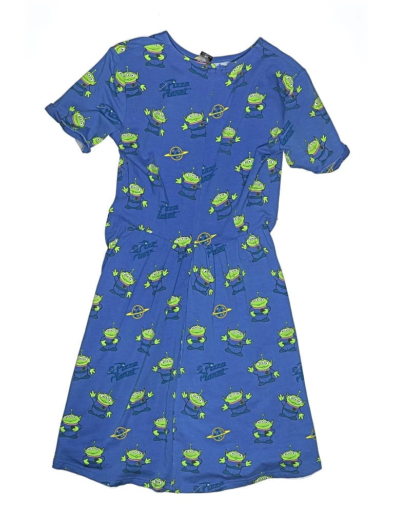 Pre-owned Disney Kids' Dress In Blue