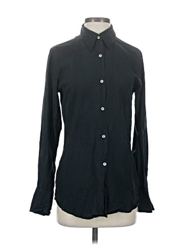 Club Monaco Long Sleeve Silk Top (view 1)