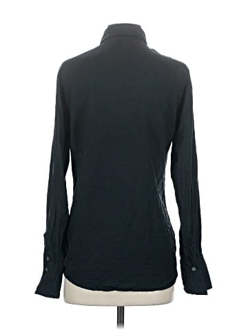 Club Monaco Long Sleeve Silk Top (view 2)