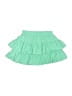 Yana K 100% Polyester Solid Green Skort Size S - photo 2